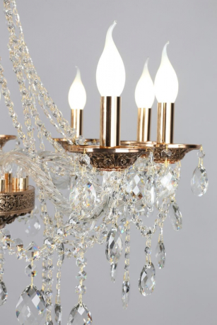 Люстра подвесная со светодиодными лампочками E14, комплект от Lustrof. №122323-657201 