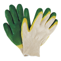 Нарушена упаковка!  <221353> Перчатки хлопчатобумажные износостойкие, ДВОЙНОЙ латексный облив, 13 класс, КОМПЛЕКТ 5 ПАР, LAIMA ЛЮКС, 605349 (605349)