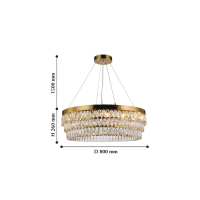 2206-16P Подвесная люстра Favourite Magnitudo