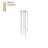 Светильник подвесной с Led лампочками в комплекте Lightstar 803061+Lamps 