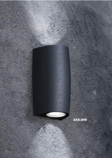 2A4.000.000.AXU2L Уличный настенный светодиодный светильник Fumagalli Marta, цвет черный - фото 2