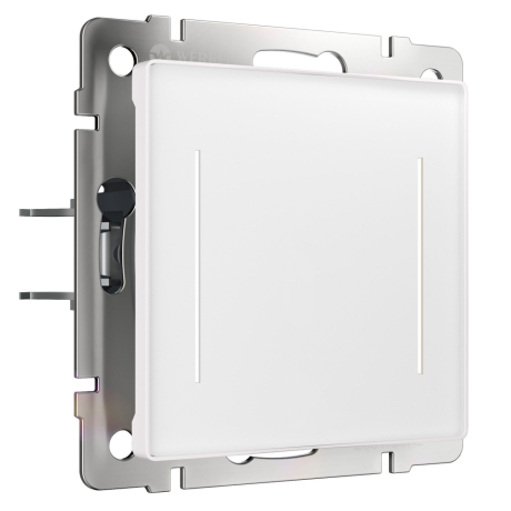 Умный сенсорный выключатель двухклавишный (белый) W4523001 Werkel 