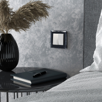 Выключатель двухклавишный с подсветкой без рамки Werkel белый матовый W1120161