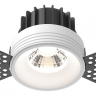 Встраиваемый светильник Maytoni Technical Round DL058-12W4K-TRS-W 