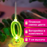 Нарушена упаковка! <302477> Цифра-подсвечник "0" светодиодная, ЗОЛОТАЯ СКАЗКА, в наборе 4 свечи 6 см, 1 батарейка, 591423 (591423)