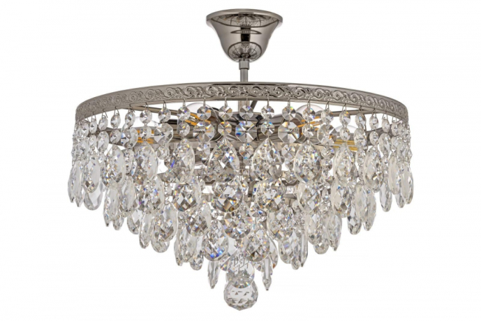 Люстра на штанге Arti Lampadari Castellana Nickel Castellana E 1.3.30.608 N 