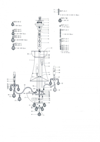 Подвесная люстра Lightstar Classic 700164 