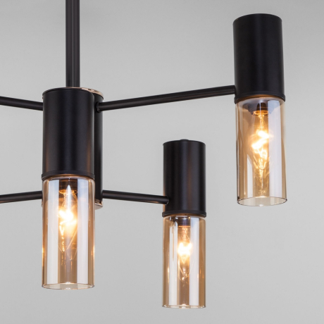 Люстра на штанге Eurosvet Tesoro 70125/6 черный 