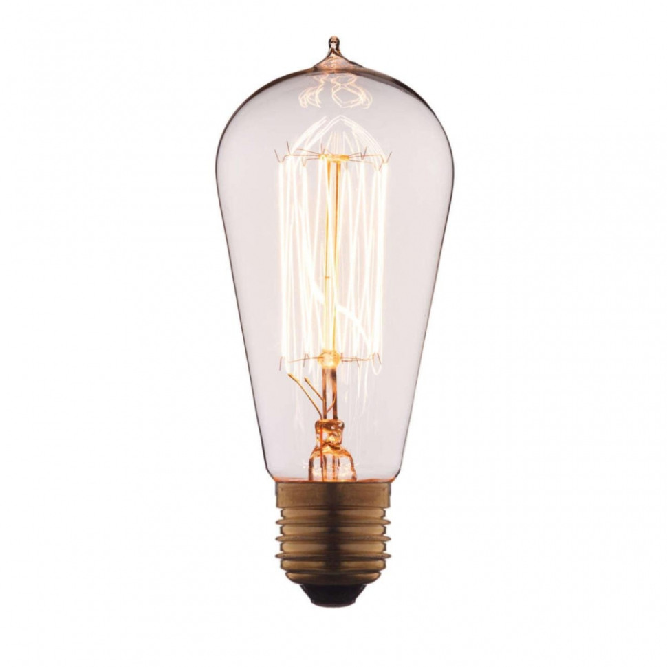 Ретро лампа E27 60W Edison Bulb Loft It 6460-SC, цвет желтый