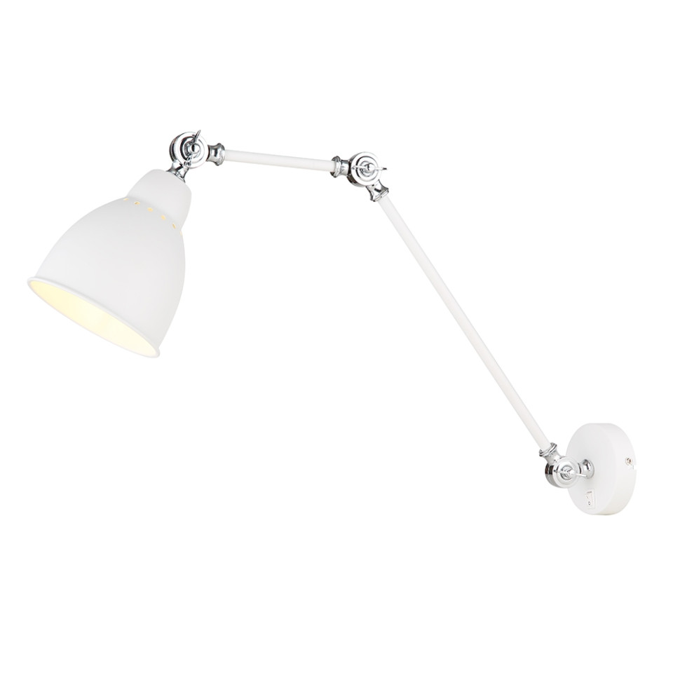 Спот Arte Lamp Braccio A2055AP-1WH светильник бра на штанге arte lamp a2055ap 1wh braccio