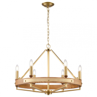 Люстра подвесная E14, 6x40W Wertmark BRENDA WE586.06.503