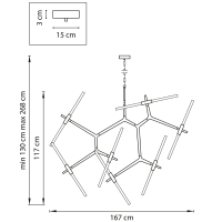 Люстра подвесная Struttura Lightstar 742143