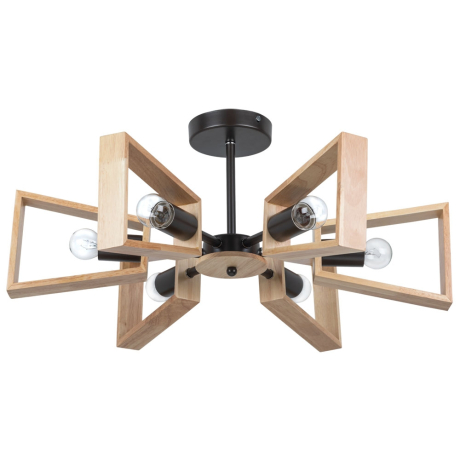 Потолочная люстра на штанге Arte Lamp Brussels с поддержкой Маруся A8030PL-6BK-М 