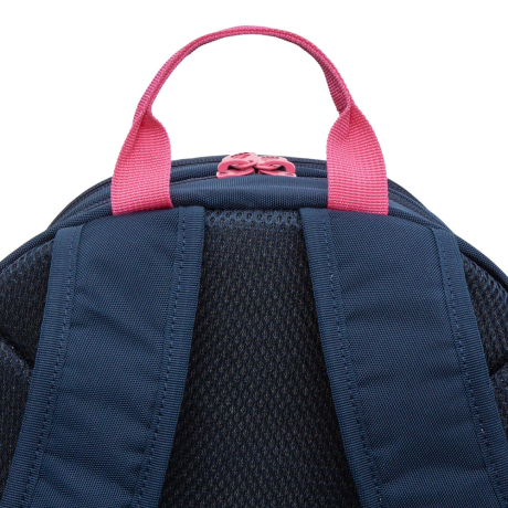 Нарушена упаковка!  <796750> Рюкзак GRIZZLY школьный, анатомическая спинка, 2 отделения, для девочек, "STAY CHEERFUL", 38х28х18 см, RG-463-6/1 (274188)