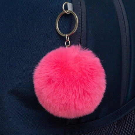 Нарушена упаковка!  <796750> Рюкзак GRIZZLY школьный, анатомическая спинка, 2 отделения, для девочек, "STAY CHEERFUL", 38х28х18 см, RG-463-6/1 (274188)