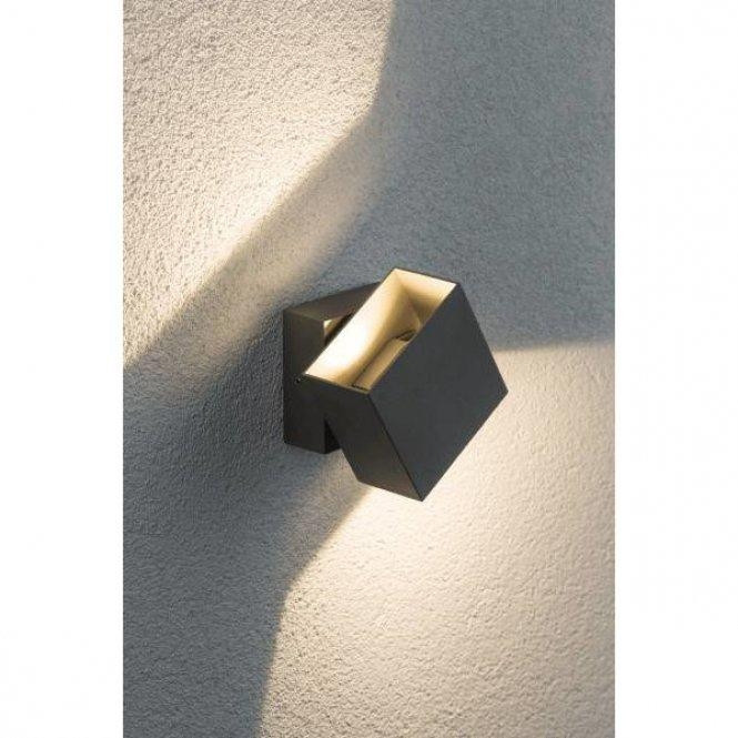 18002 Уличный настенный светодиодный светильник Paulmann Cybo, цвет серый - фото 2