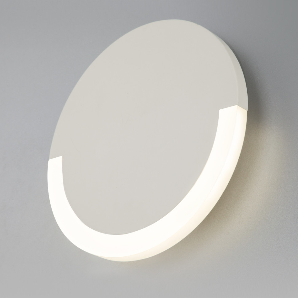 Настенный светодиодный светильник Eurosvet Radiant 40147/1 LED белый (a046169) 40147/1 LED / настенный светильник / белый - фото 3