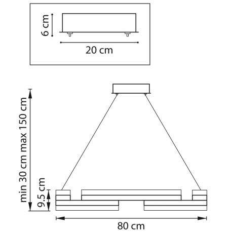 Подвесная люстра Lightstar Rotonda 736333 