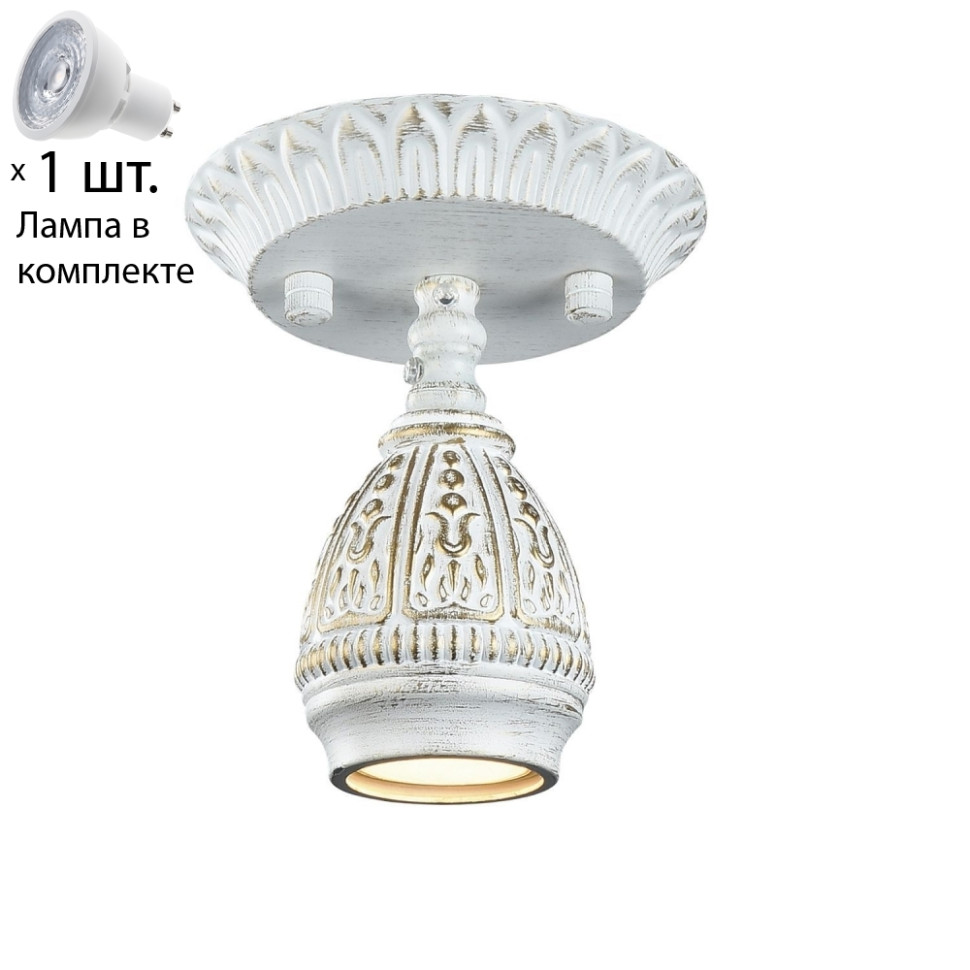 Светильник подвесной  с лампочкой Favourite Sorento 1585-1P+Lamps Gu10 светильник настенный бра favourite 1585 1w sorento