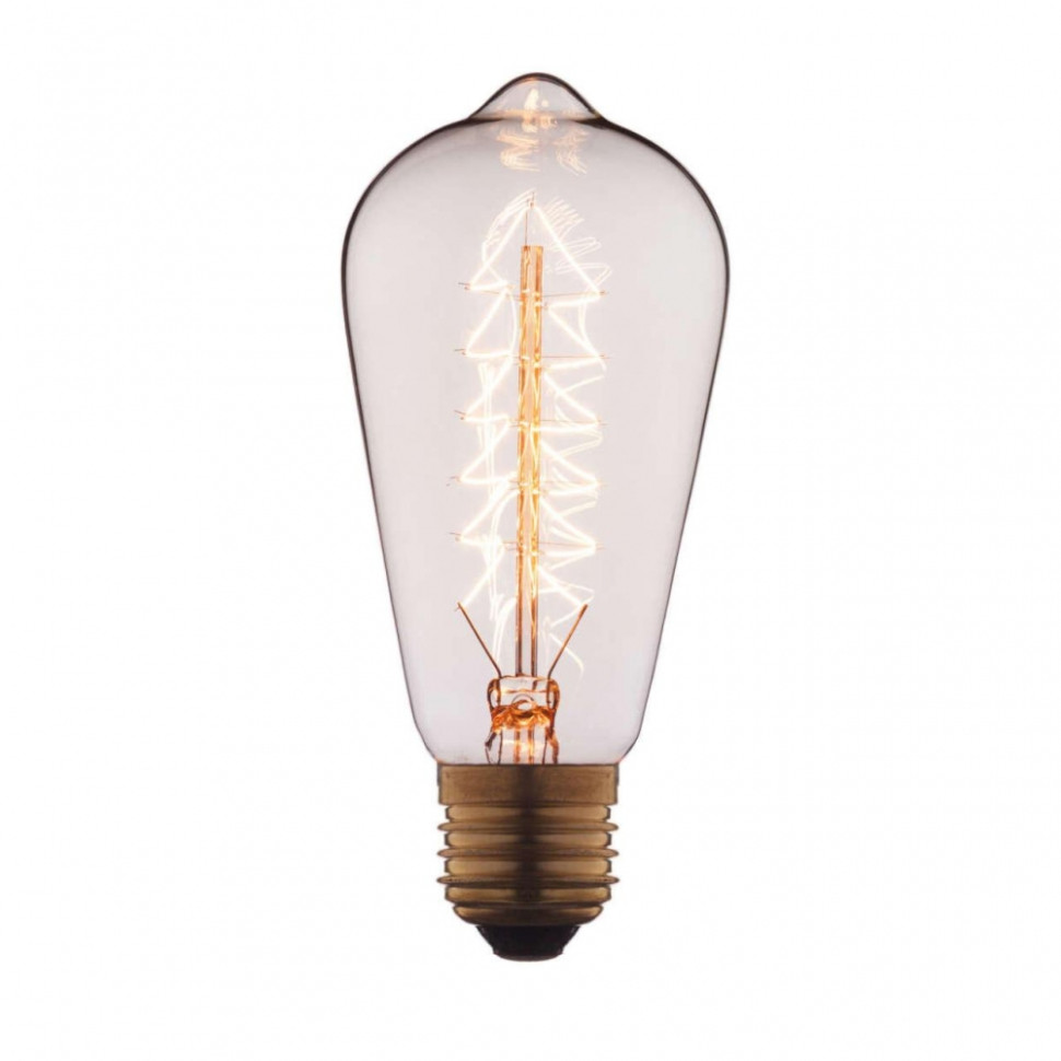 Ретро лампа E27 40W Edison Bulb Loft It 6440-S, цвет желтый