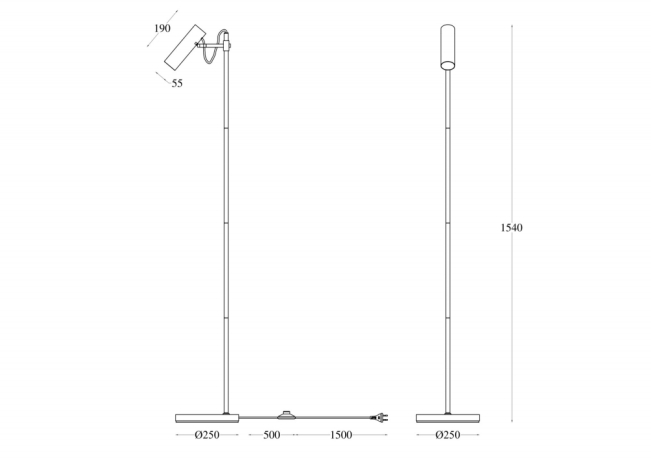 Торшер Maytoni Bansky MOD129FL-01W 