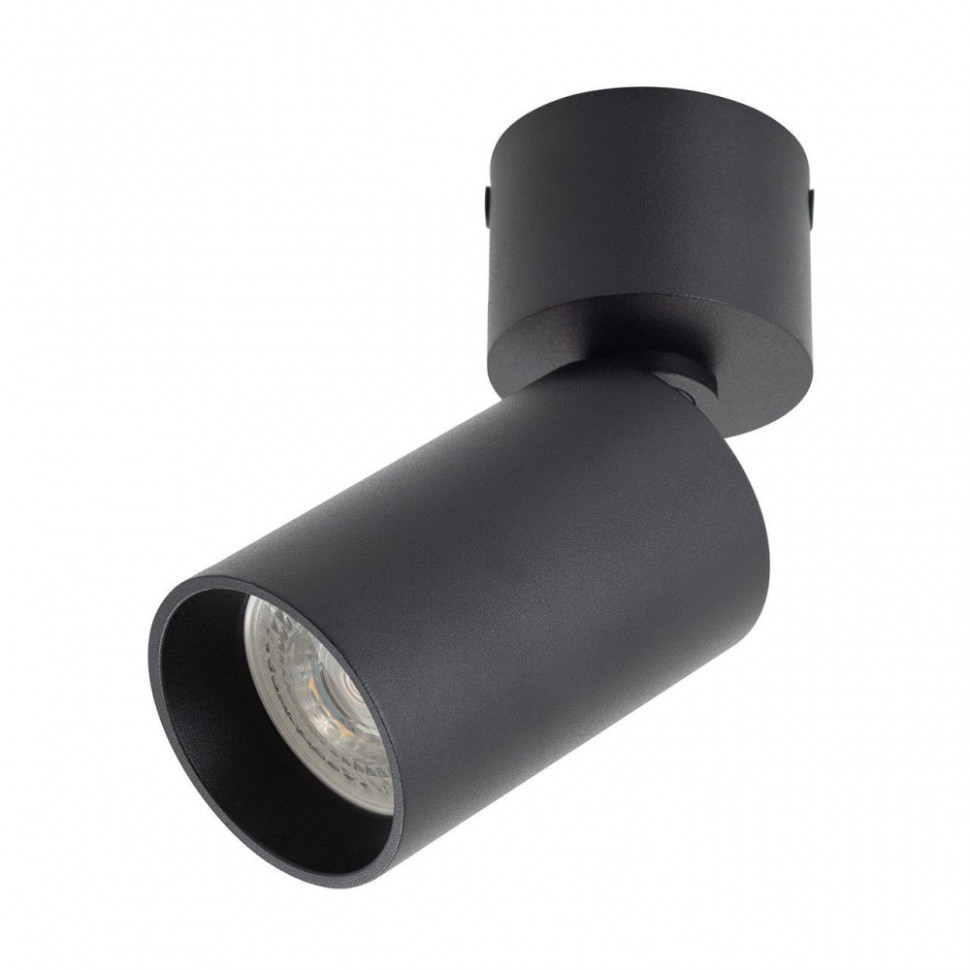 DK2029-BK Точечный накладной светильник с поворотным плафоном DENKIRS, цвет черный - фото 1