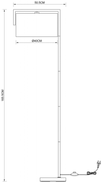 Торшер с лампочкой Arte lamp A5031PN-1PB+Lamps