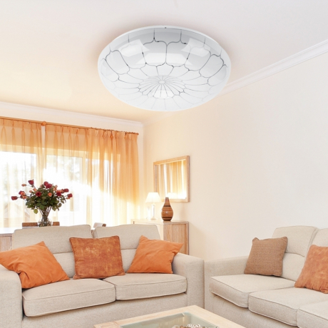 Потолочный светодиодный светильник ЭРА SPB-6-18-4K Pautina круглый Б0054067 