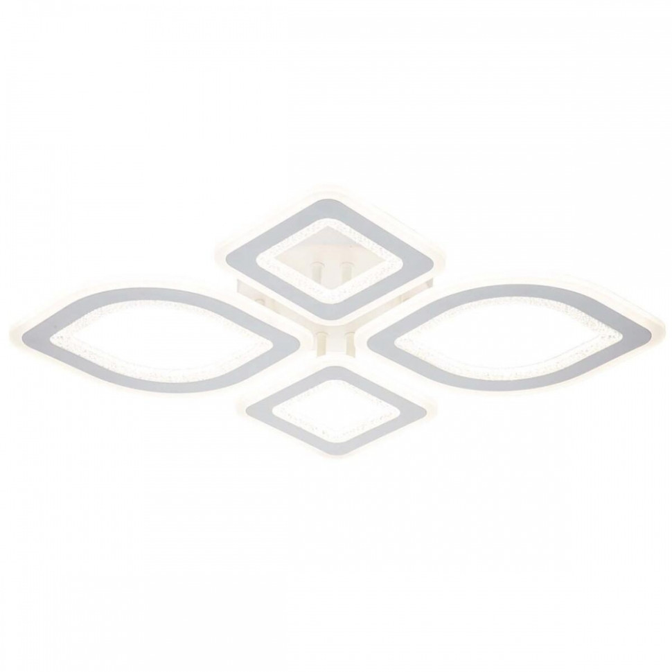 Потолочная диммируемая люстра с пультом ДУ Escada Atria 10257/4LED, цвет белый 10257/4LED - фото 1