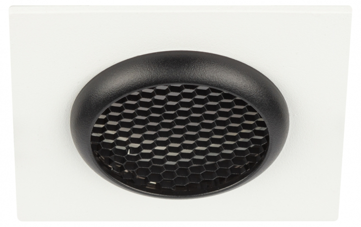 Встраиваемый светильник алюминиевый ЭРА KL110 WH/BK MR16 GU5.3 белый/черный матовый Б0061531 