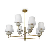 Люстра на штанге Freya Ceramics FR2029PL-08BS