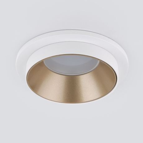 Встраиваемый светильник Elektrostandard 113 MR16 золото/белый (a053343) 