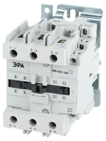Контактор Эра PRO KKM41-080-400-11-E КМИ-48012 80А 400В/АС3 1НО,1НЗ (364574)