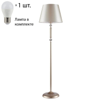 Торшер Crystal Lux с лампочкой Flavio PT1 Gold+Lamps E27 P45