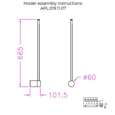 Бра Aployt Merian APL.019.11.07 