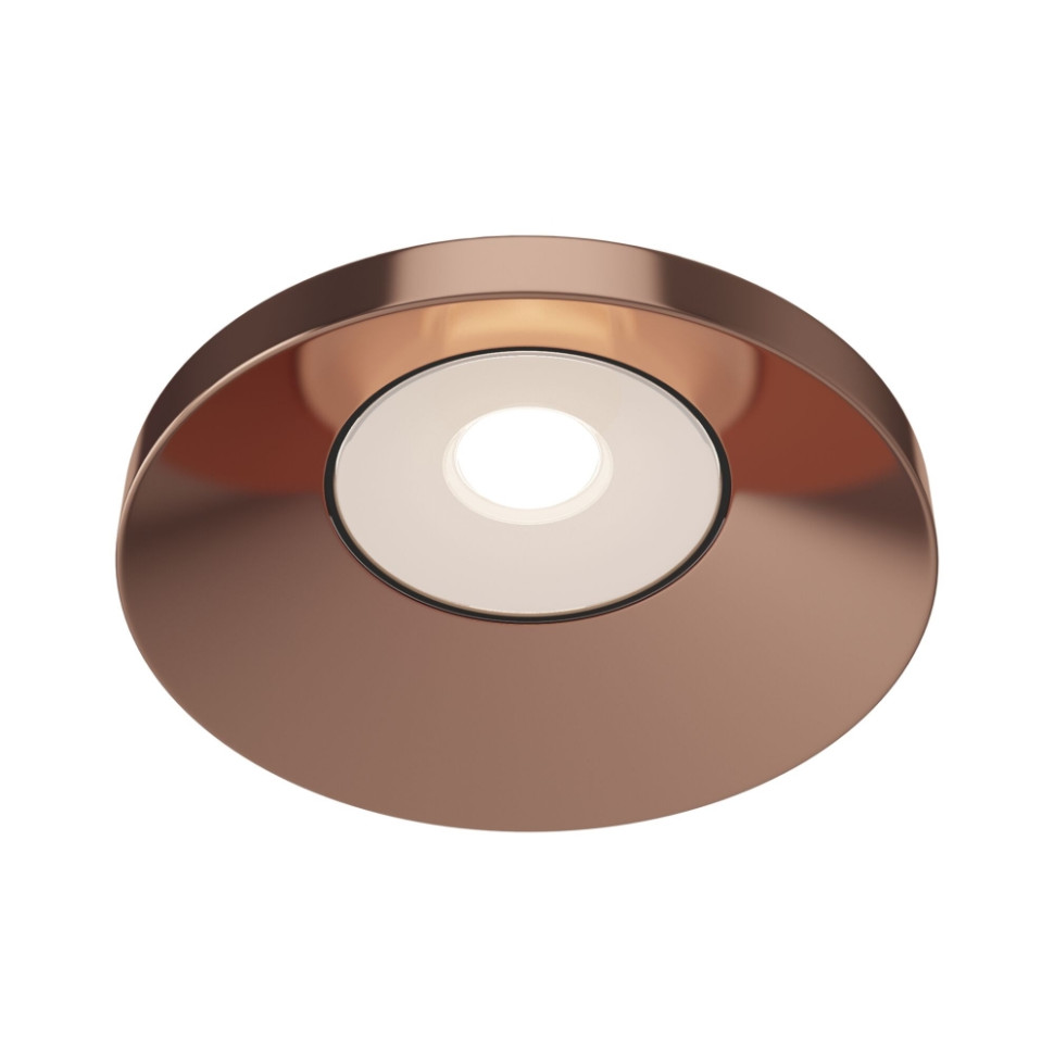 Встраиваемый точечный светильник Maytoni Kappell DL040-L10RG4K, цвет розовое золото - фото 1
