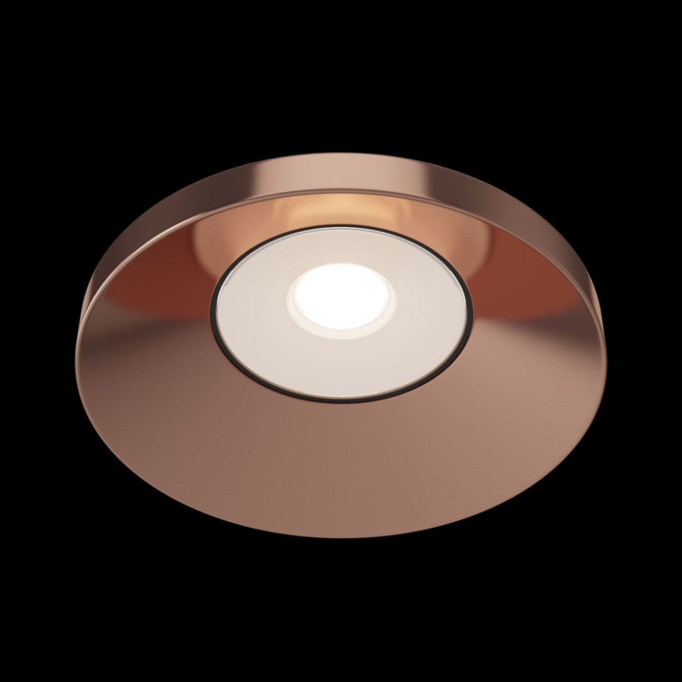 Встраиваемый точечный светильник Maytoni Kappell DL040-L10RG4K, цвет розовое золото - фото 2