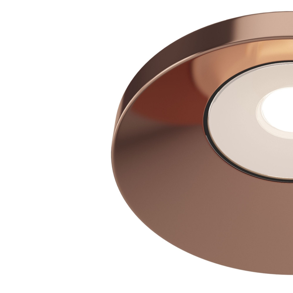 Встраиваемый точечный светильник Maytoni Kappell DL040-L10RG4K, цвет розовое золото - фото 3