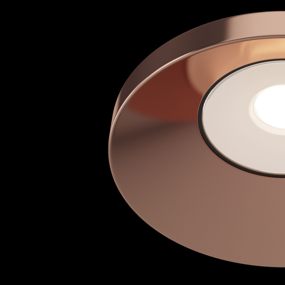 Встраиваемый точечный светильник Maytoni Kappell DL040-L10RG4K, цвет розовое золото - фото 4