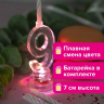 Нарушена упаковка! <302486> Цифра-подсвечник "9" светодиодная, ЗОЛОТАЯ СКАЗКА, в наборе 4 свечи 6 см, 1 батарейка, 591432 (591432)