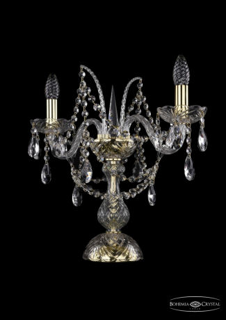 1411L/2/141-39/G Настольная лампа Bohemia Ivele Crystal 