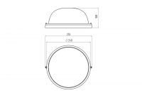 Настенный светильник Эра IP54 НБП 03-100-001 (Б0048420)