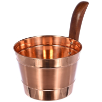 Нарушена упаковка.  <296473> Бадья из меди 4 л ''Банные штучки''  32029