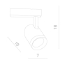 Светильник на штанге Arte Lamp Track Lights A1710PL-1WH 