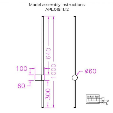 Бра Aployt Merian APL.019.11.12 