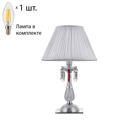 Настольная лампа с лампочкой CRYSTAL LUX PRINCESS LG1+Lamps 