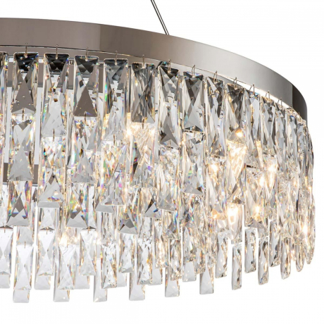 Подвесная люстра Indigo Anna 12029/12P Chrome 