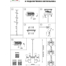 Люстра на штанге Lightstar Dumo 816066 