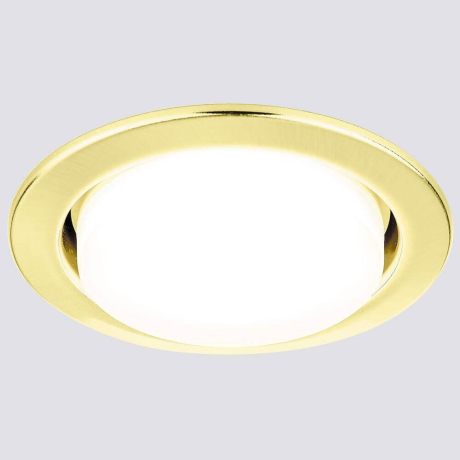 Встраиваемый светильник с лампочкой Ambrella light G101 GD+Lamps 