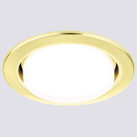 Встраиваемый светильник с лампочкой Ambrella light G101 GD+Lamps